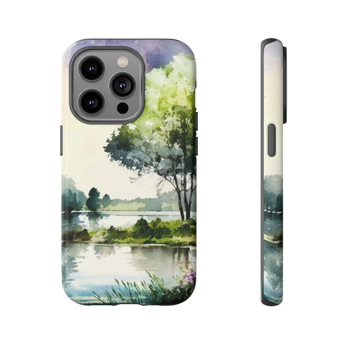 Summer Day by the Lake - Impact Resistant Phone Case